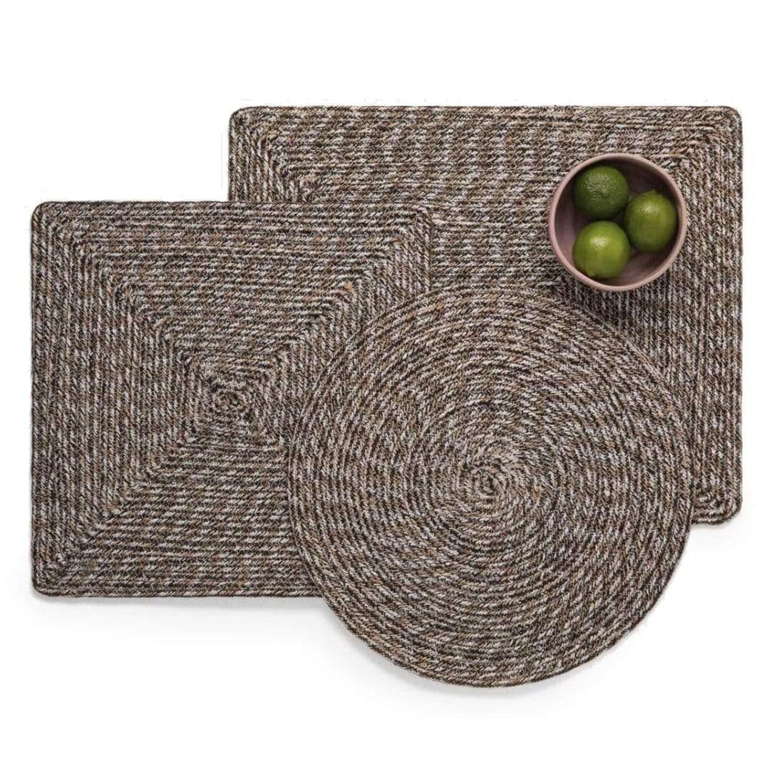 Blue Pheasant Atticus Placemat - Espresso Pillow & Decor