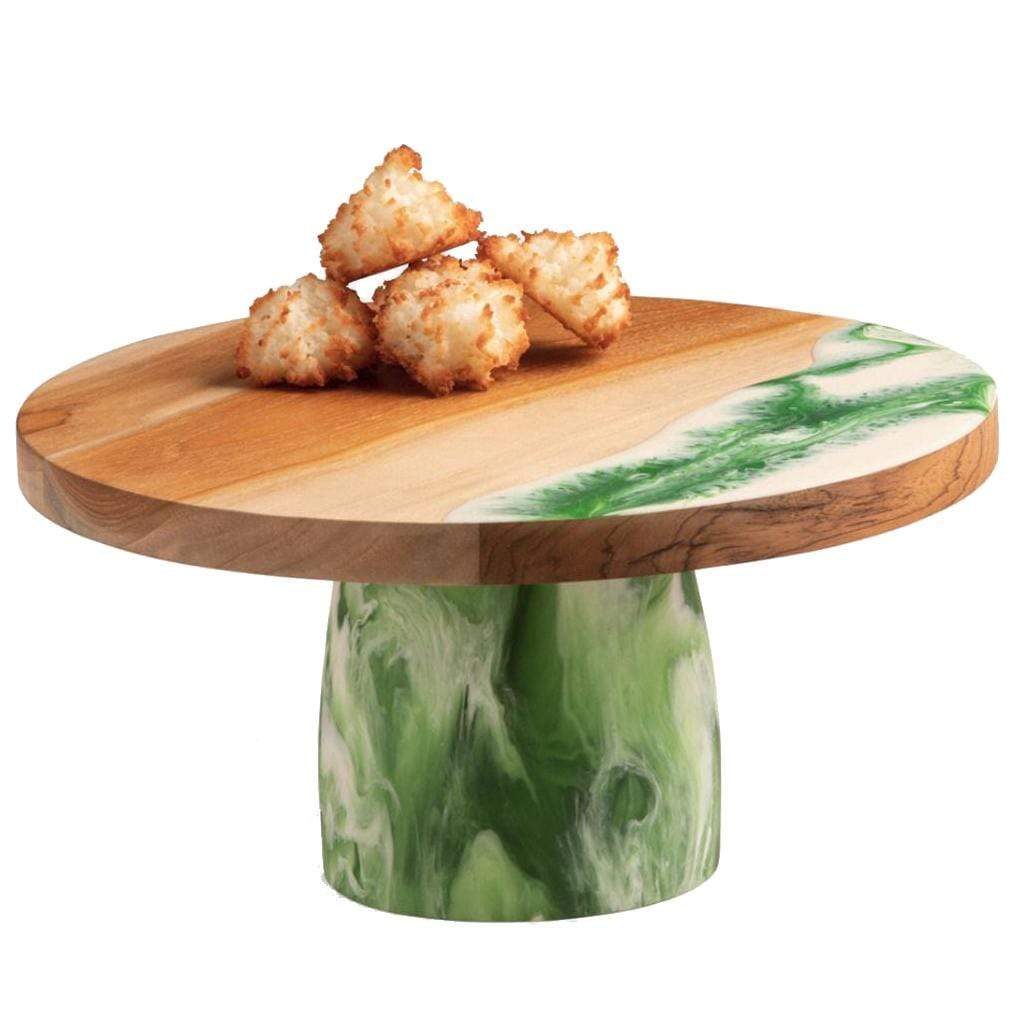 Blue Pheasant Austin Cake Stand Pillow & Decor blue-pheasant-SERAUSTI-GRN-CKLG