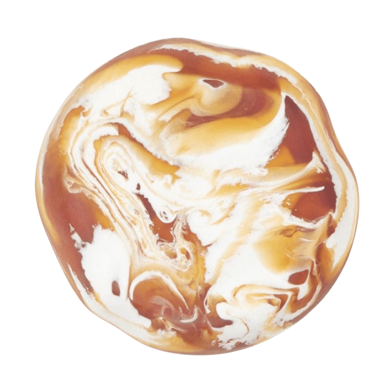 Blue Pheasant Beatrix Amber Swirled Serving Bowls (Set of 2) Pillow & Decor blue-pheasant-BP003296