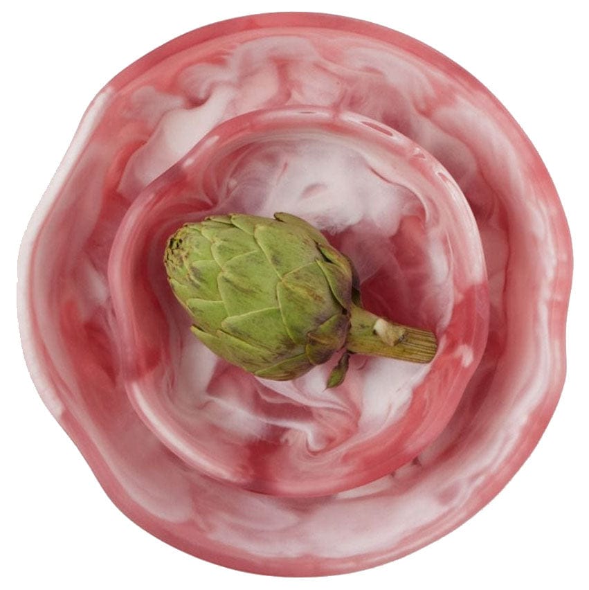 Blue Pheasant Beatrix Swirled Serving Bowls (Set of 2) Pillow & Decor