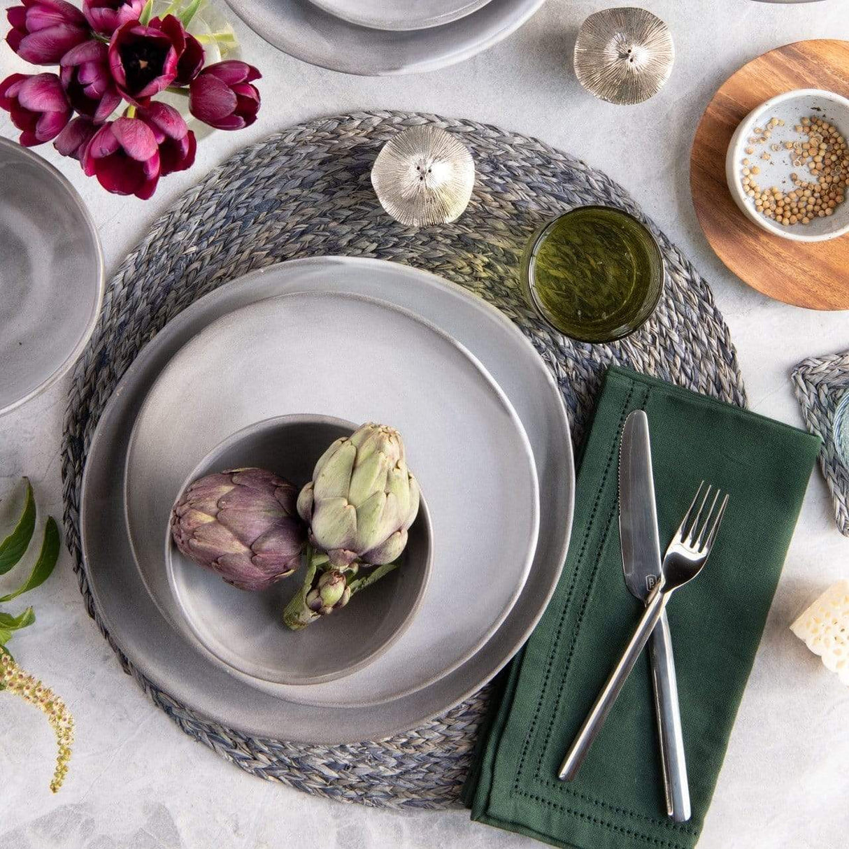 Blue Pheasant Betty Napkins (Set of 4) - Forest Pillow & Decor