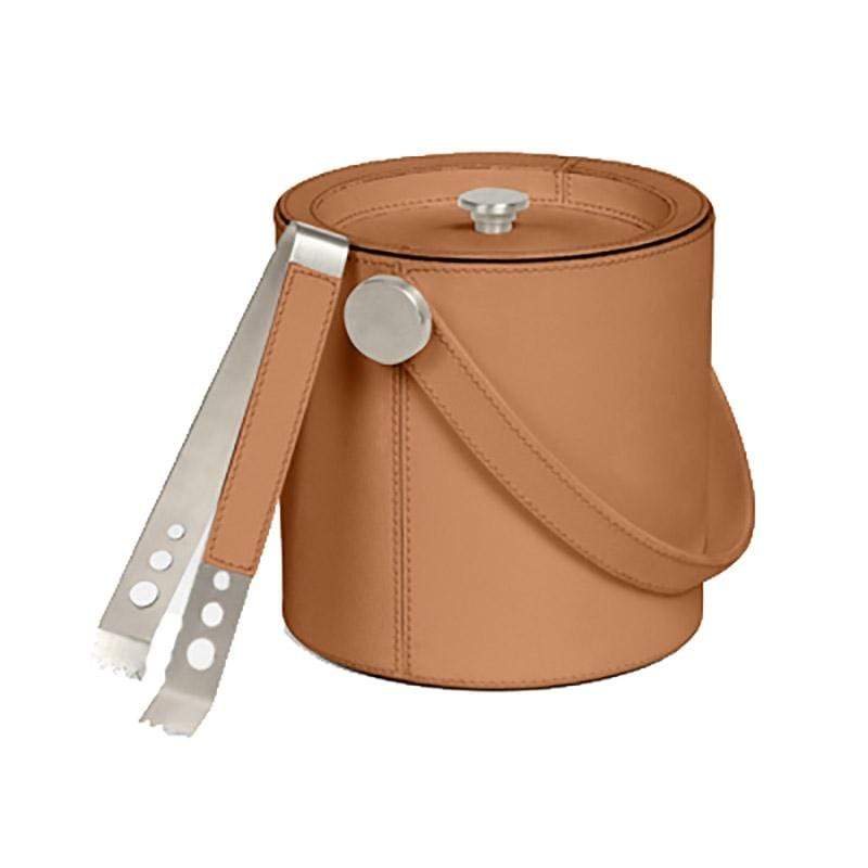 Blue Pheasant Brisbane Ice Bucket and Tongs - Cognac Decor blue-pheasant-brisbane-ice-bucket-tongs-cognac