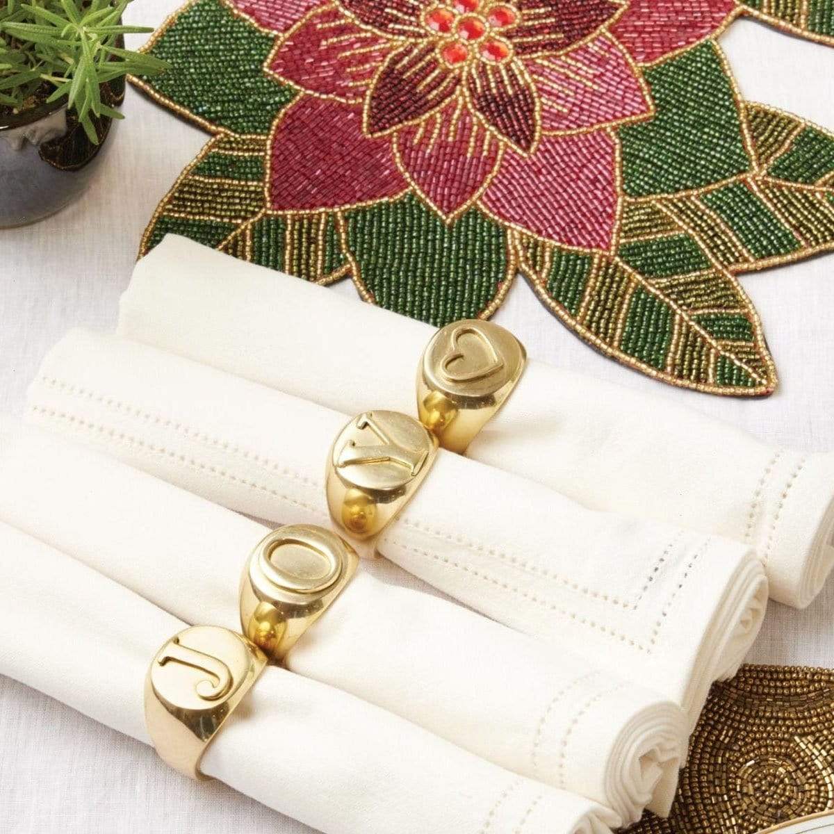 Blue Pheasant Clark Napkin Ring Pillow & Decor