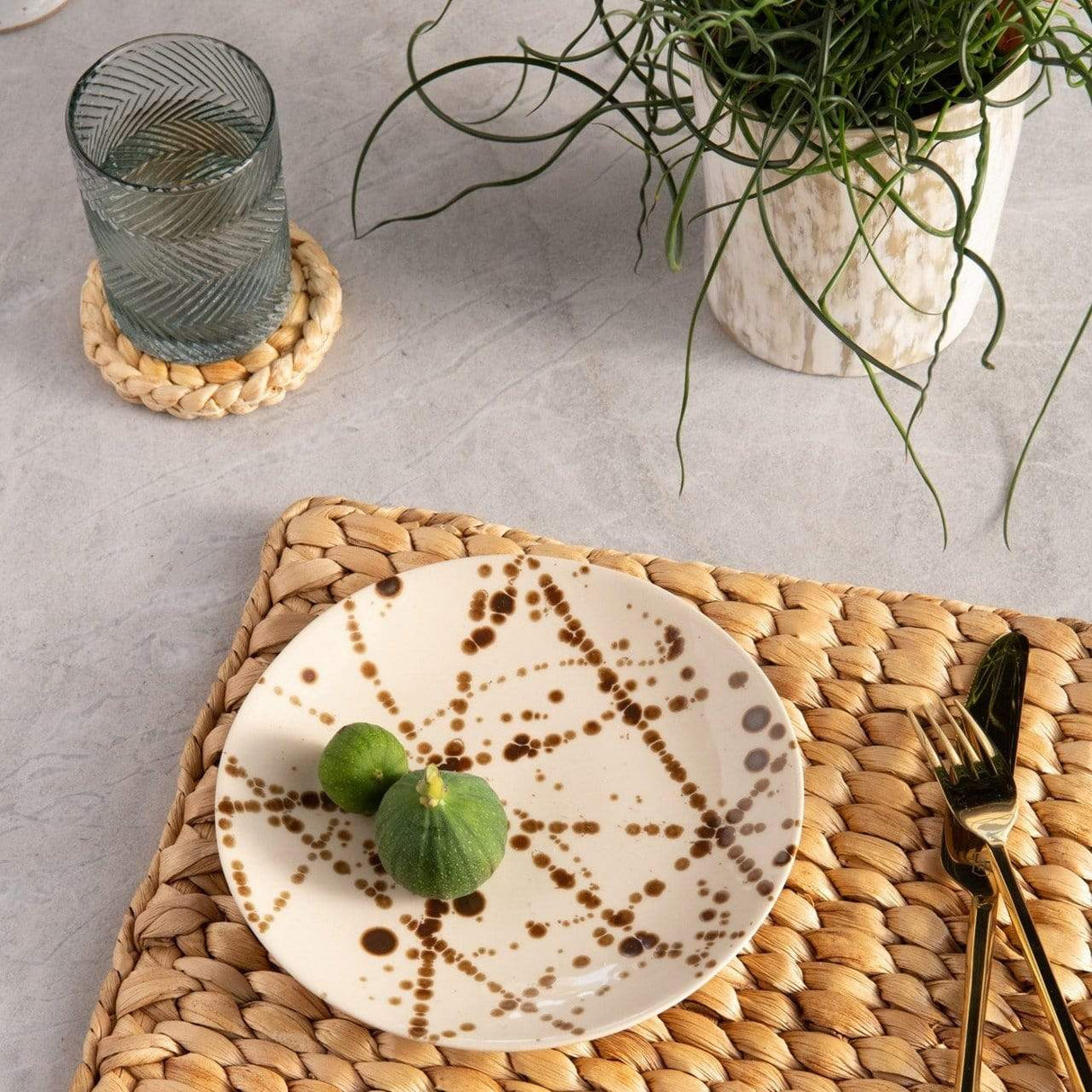 Blue Pheasant Clayton Placemat (Pack of 4) - Natural Pillow & Decor