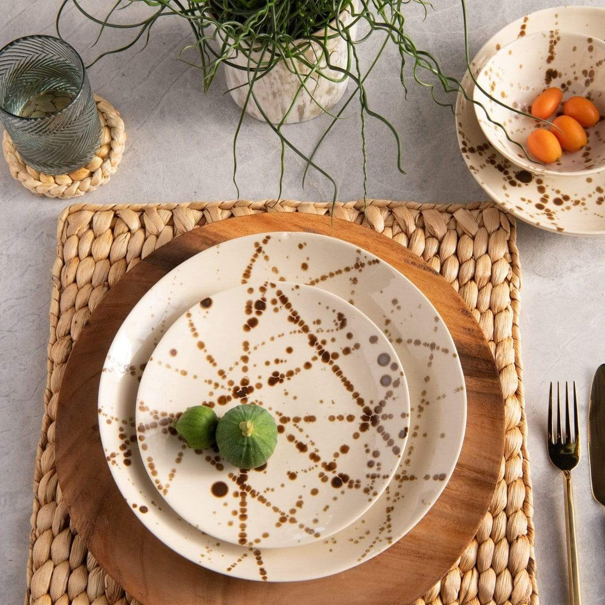 Blue Pheasant Clayton Placemat (Pack of 4) - Natural Pillow & Decor