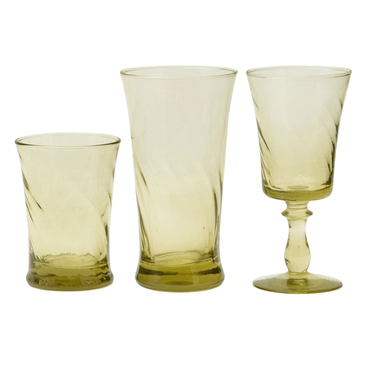 Blue Pheasant Colette Glassware (Pack of 6) - Sage Green Pillow & Decor