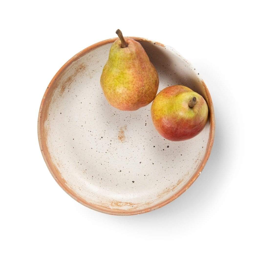 Blue Pheasant Dawson Round Serving Bowls (Pack of 2) - Rustic White Decor