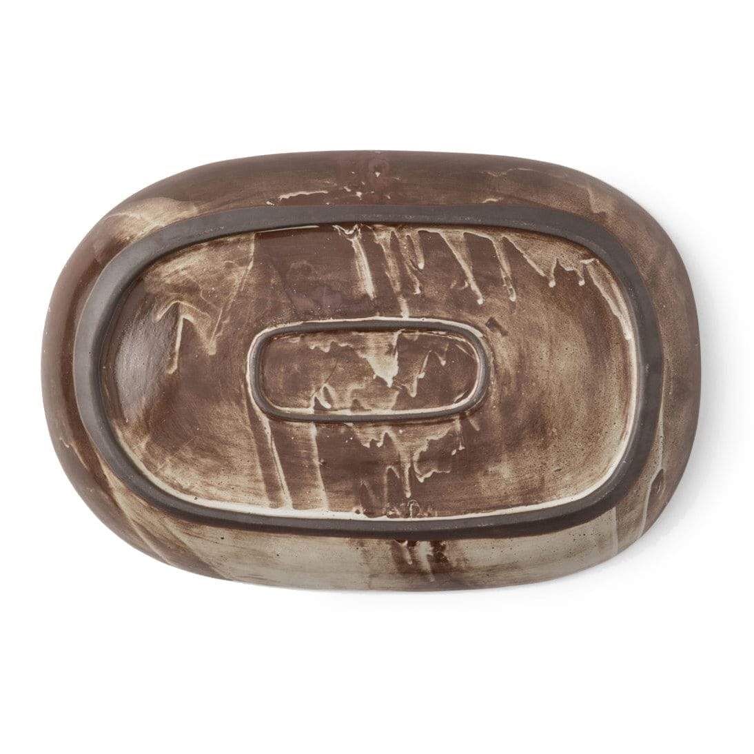 Blue Pheasant Dexter Oval Serving Platters (Pack of 2) Pillow & Decor