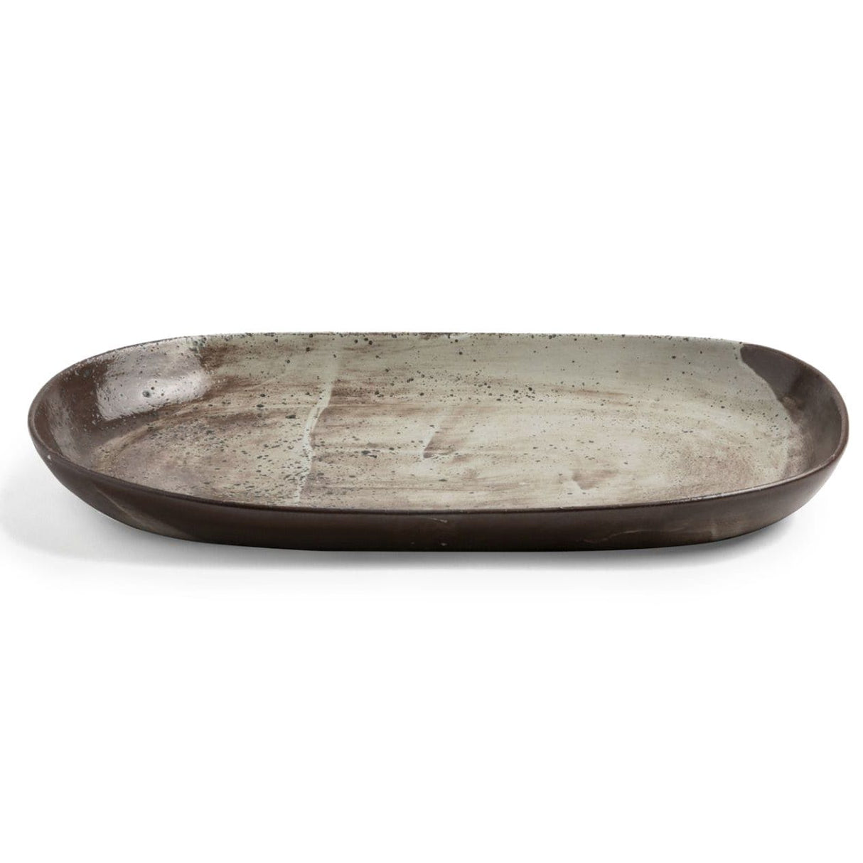 Blue Pheasant Dexter Oval Serving Platters (Pack of 2) Pillow & Decor