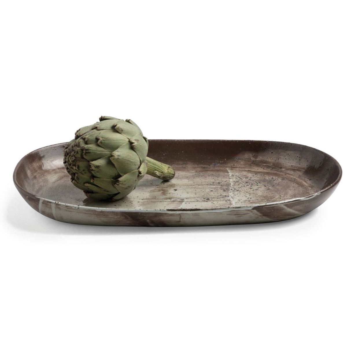 Blue Pheasant Dexter Oval Serving Platters (Pack of 2) Pillow & Decor