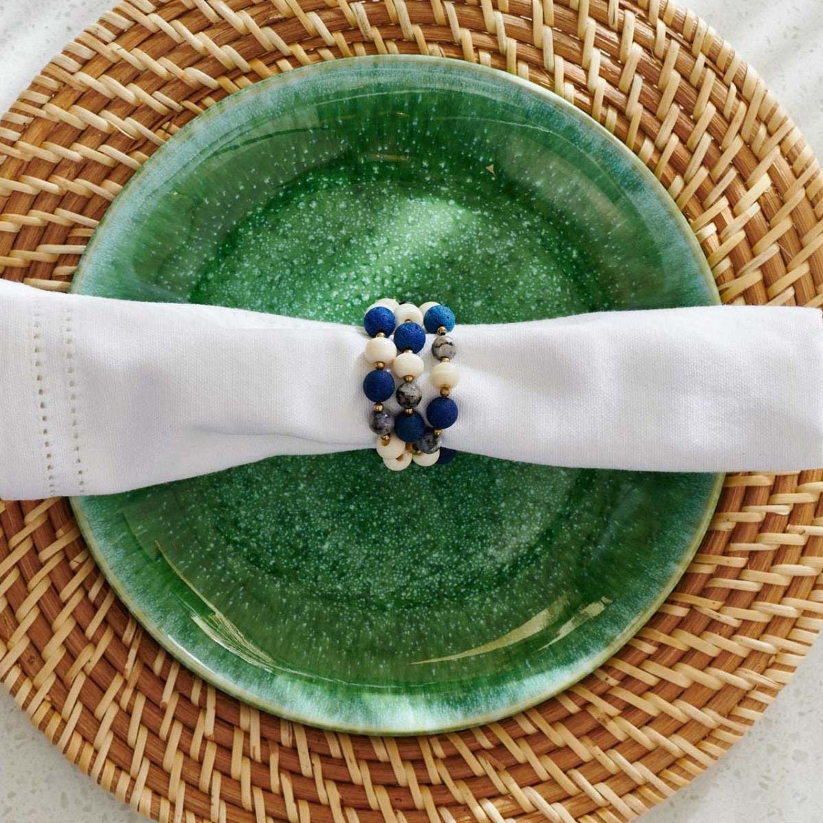 Blue Pheasant Eloise Dinnerware (Pack of 4) Pillow & Decor