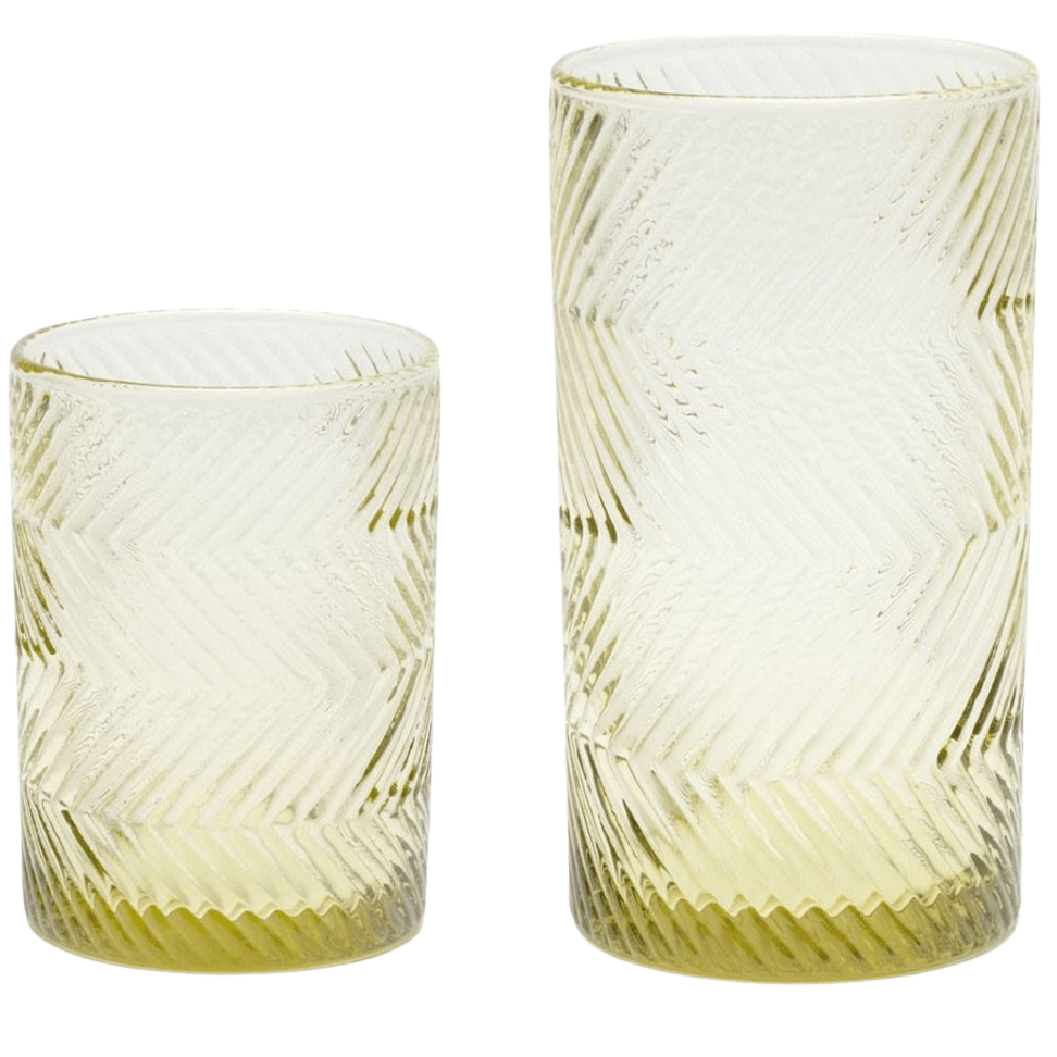 Blue Pheasant Finley Glassware (Pack of 6) - Sage Green Pillow & Decor