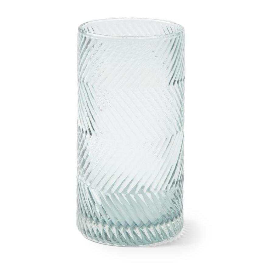 Blue Pheasant Finley Hand Blown Glassware - Light Gray (Pack of 6) Decor