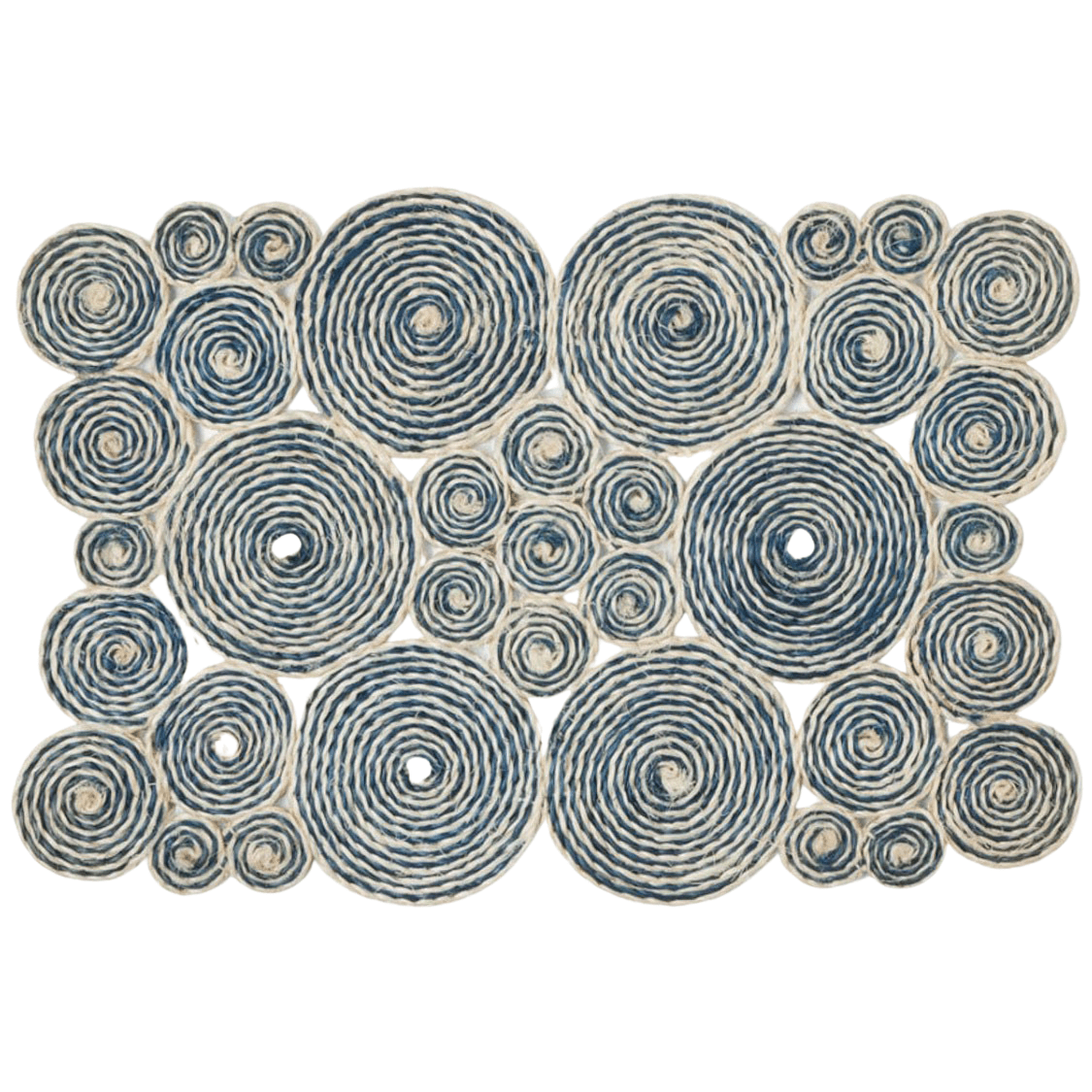 Blue Pheasant Francine Placemats (Pack of 4) Pillow & Decor blue-pheasant-BP003631