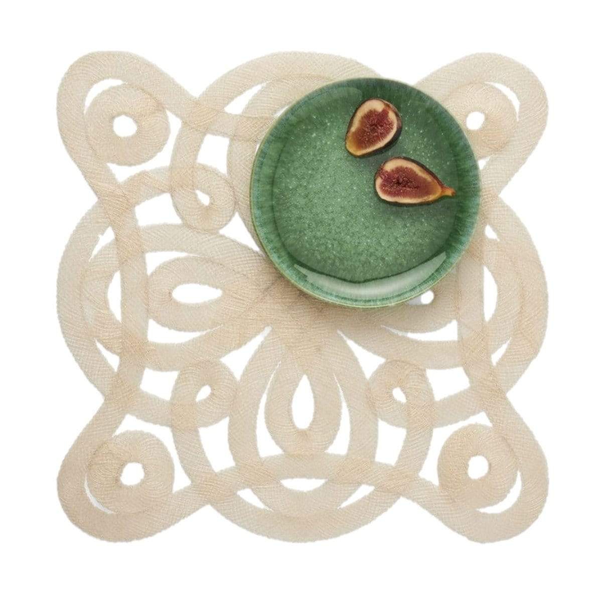 Blue Pheasant Freda Placemat - Apricot Pillow & Decor blue-pheasant-BP003110