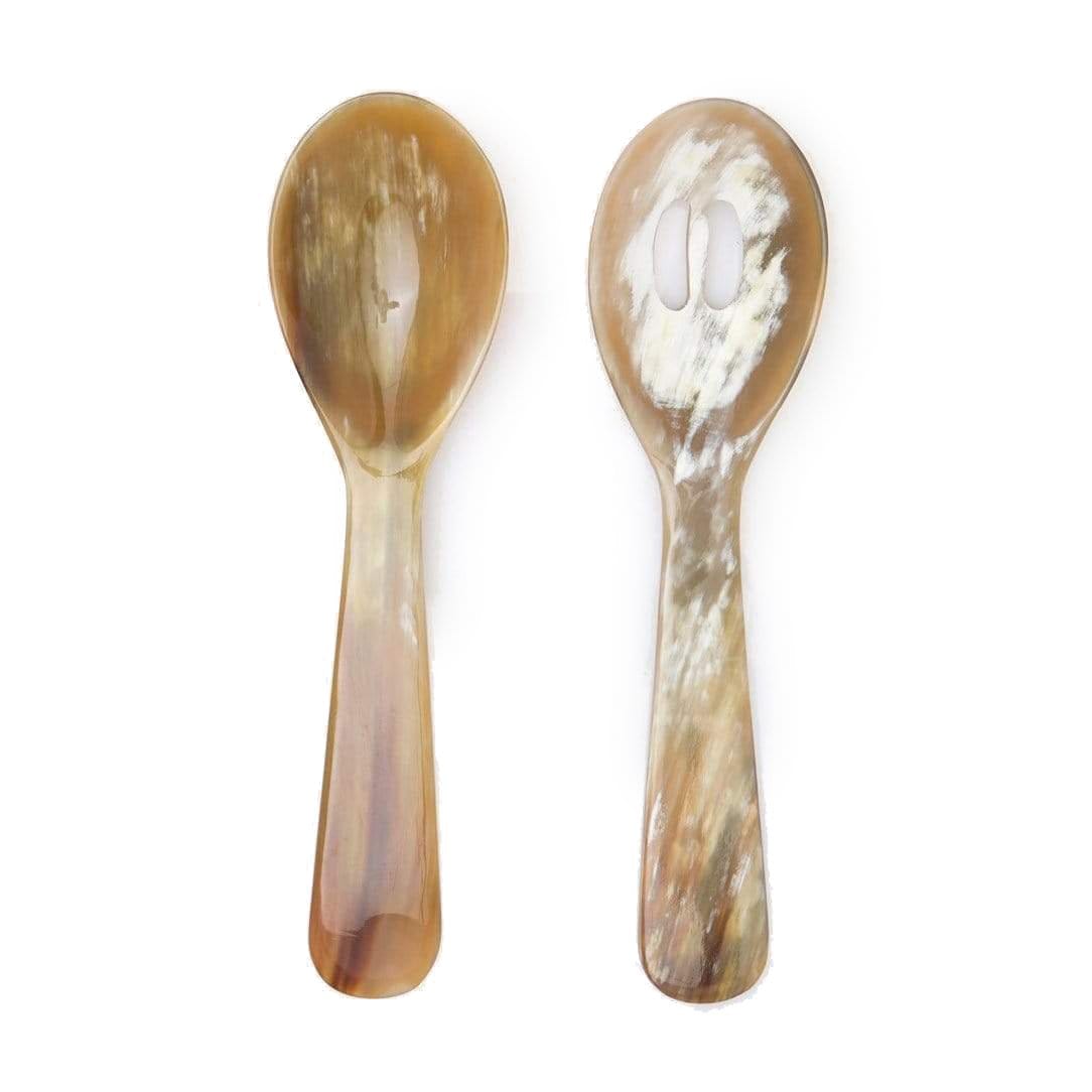 Blue Pheasant Gala Natural 2-Piece Serving Spoon Set Decor blue-pheasant-Gala-Natural-2-Piece-Serving-Spoon-Set