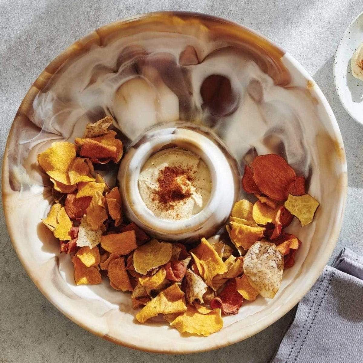 Blue Pheasant Hugo Chip and Dip Bowl Tabletop