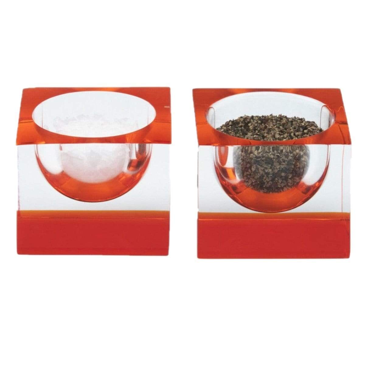 Blue Pheasant Jette Clear/Tangerine Pinch Bowls Pillow & Decor blue-pheasant-BP003125