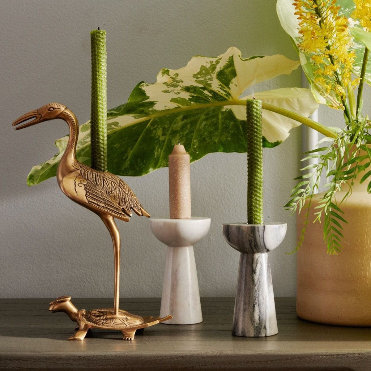 Blue Pheasant Judith Candle Holders (Set of 2) Pillow & Decor