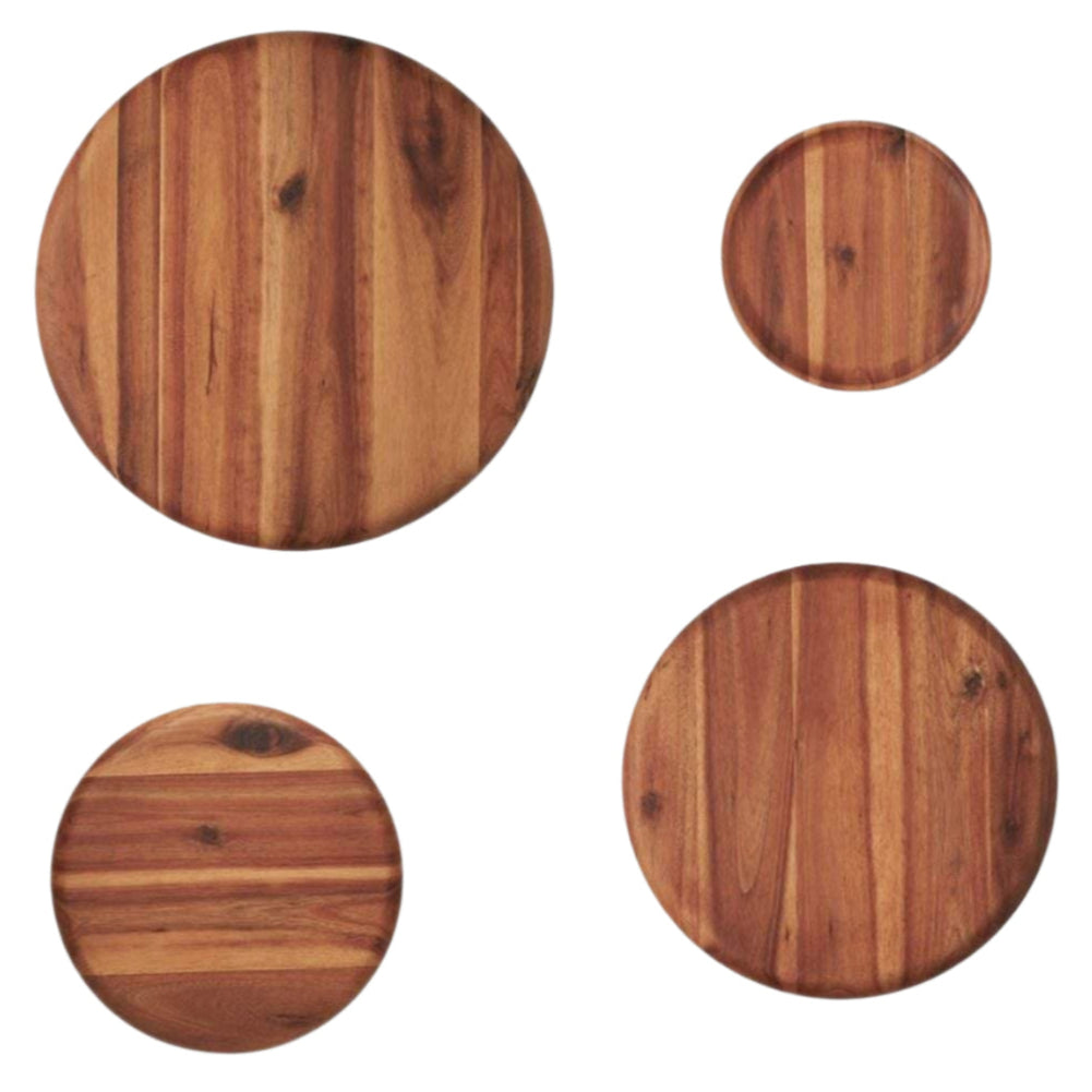 Blue Pheasant Kennedy Acacia Wood Dinnerware Tabletop