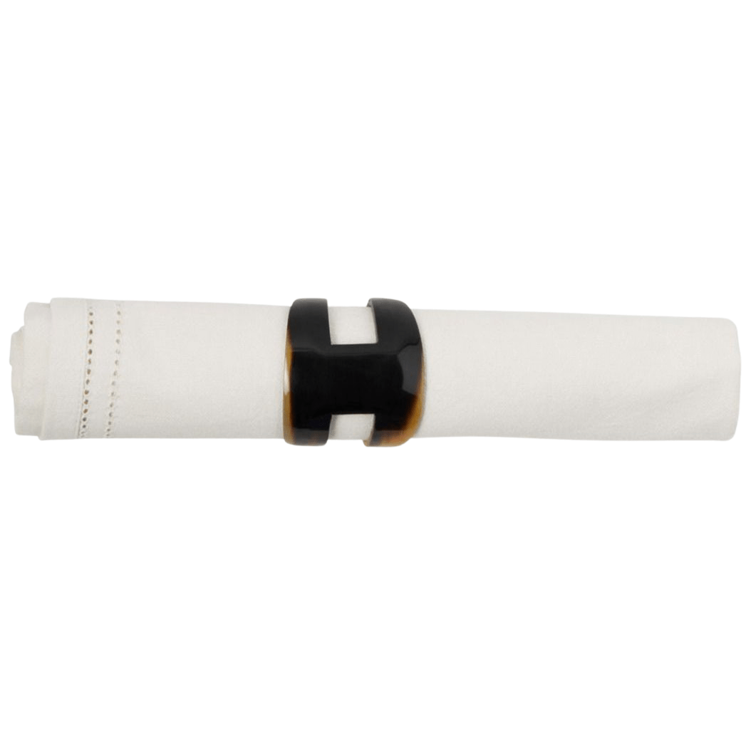 Blue Pheasant Luna Napkin Rings (Set of 4) Pillow & Decor