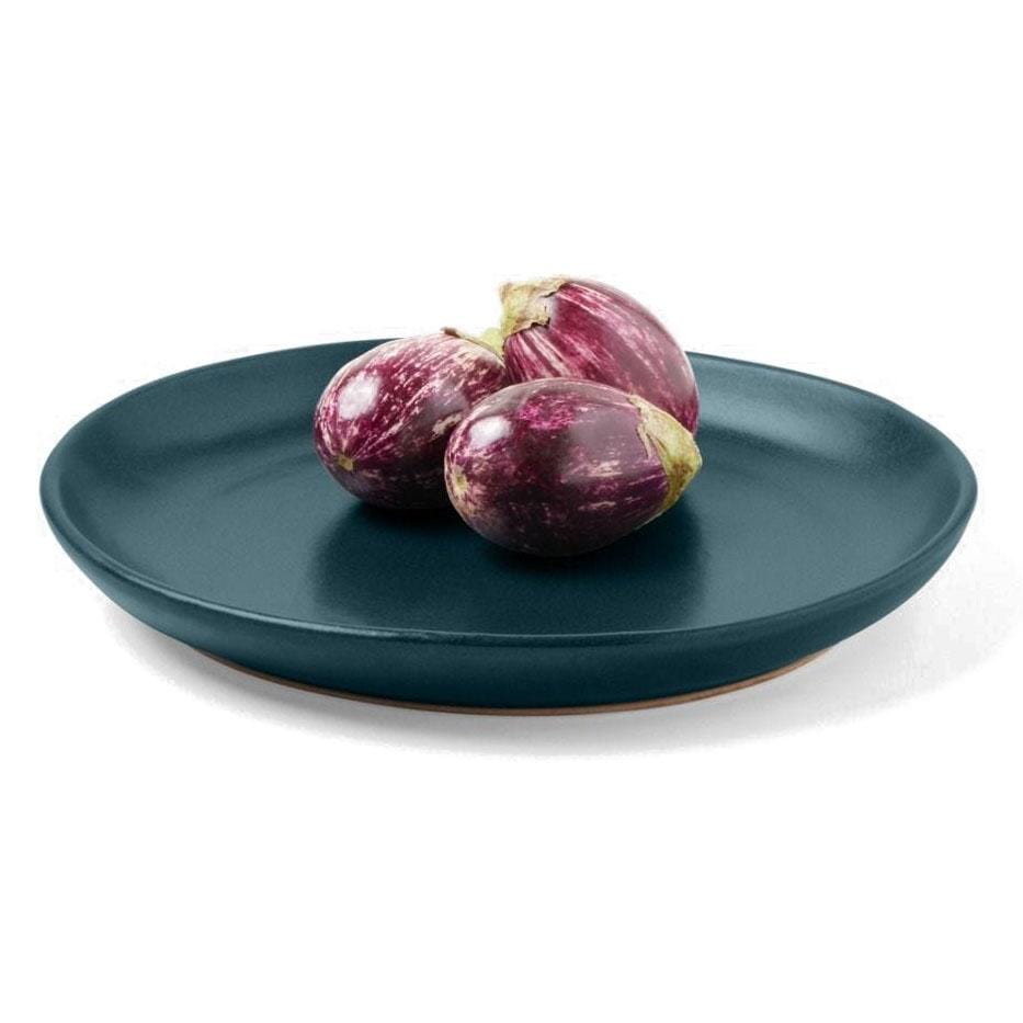 Blue Pheasant Marcus Dinnerware (Pack of 4) - Midnight Teal Pillow & Decor