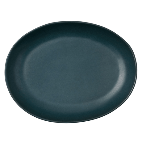 Blue Pheasant Marcus Oval Serving Platter (Pack of 2) - Midnight Teal