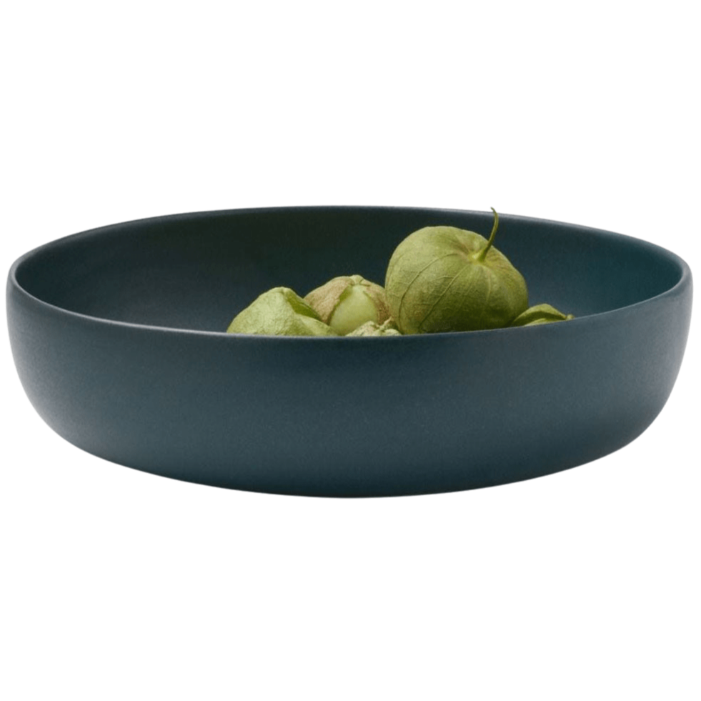 Blue Pheasant Marcus Round Serving Bowl (Pack of 2) - Midnight Teal Pillow & Decor blue-pheasant-BP003347