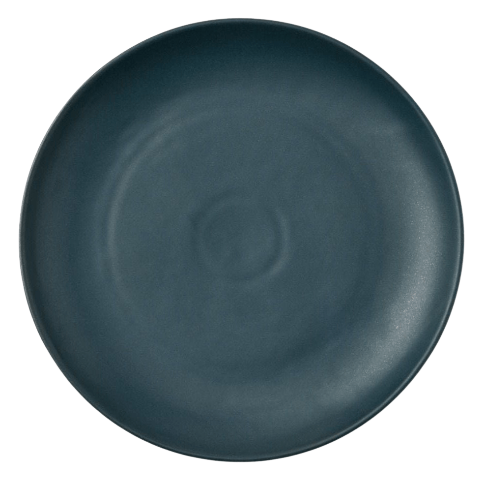 Blue Pheasant Marcus Round Serving Platter (Pack of 2) - Midnight Teal Pillow & Decor