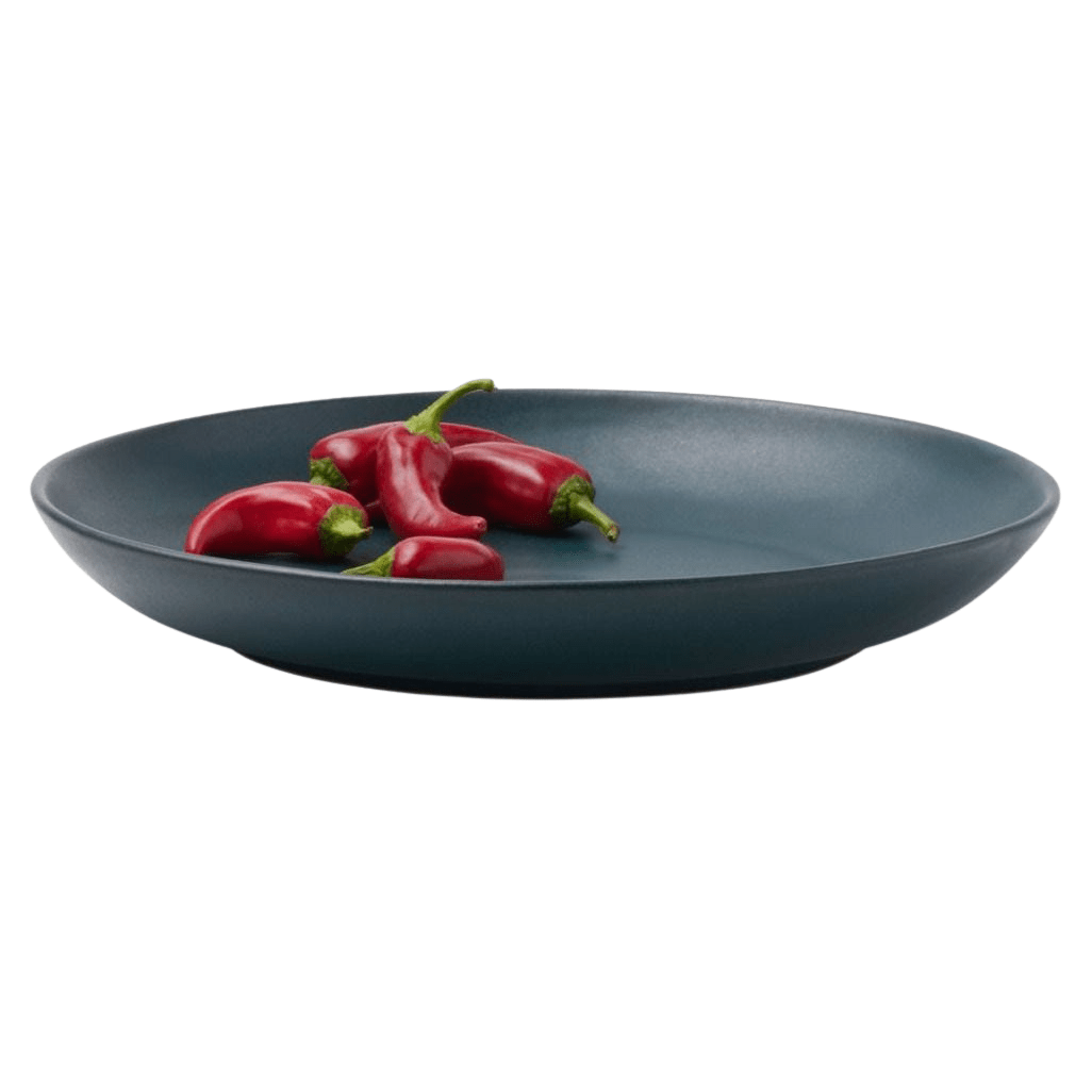 Blue Pheasant Marcus Round Serving Platter (Pack of 2) - Midnight Teal Pillow & Decor blue-pheasant-BP003354