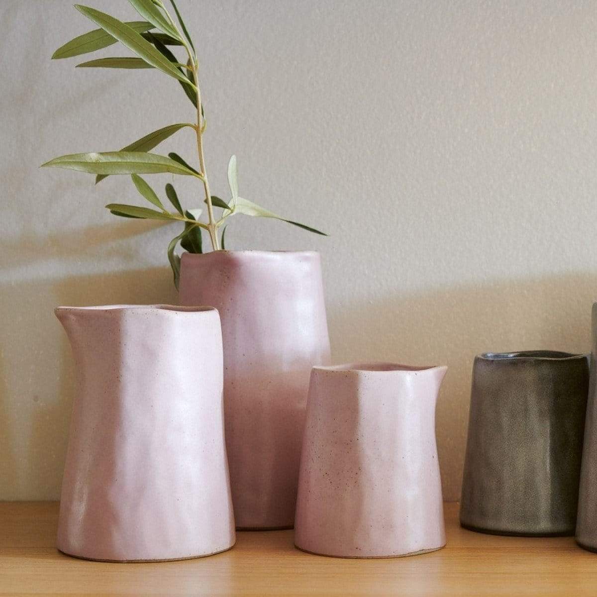 Blue Pheasant Matte Pink Carafe Pillow & Decor