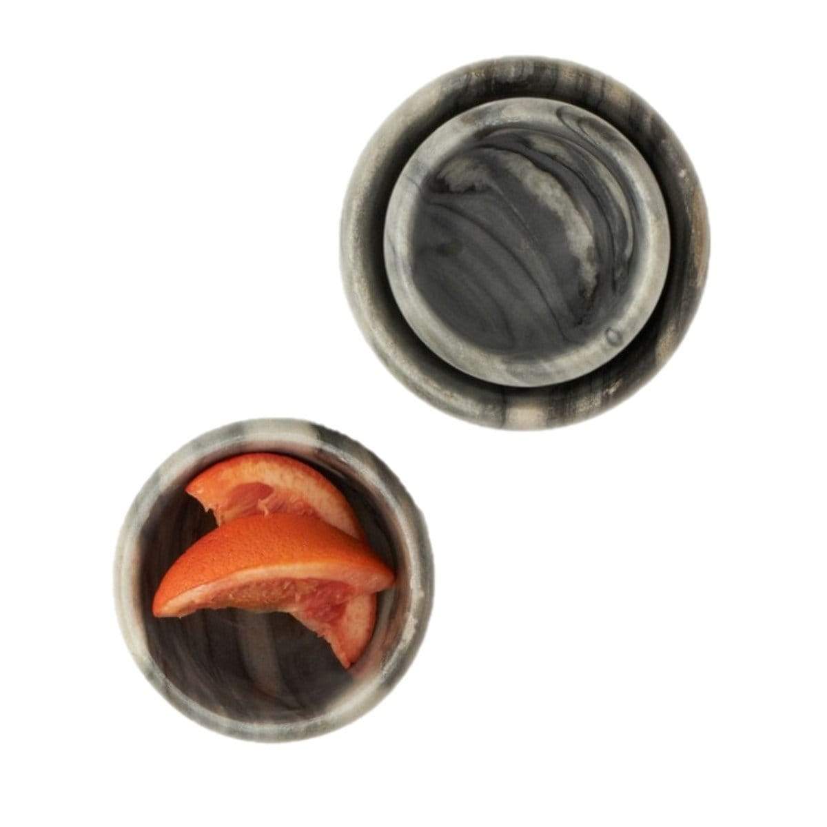 Blue Pheasant Mavis Gray Small Serving Bowls Decor