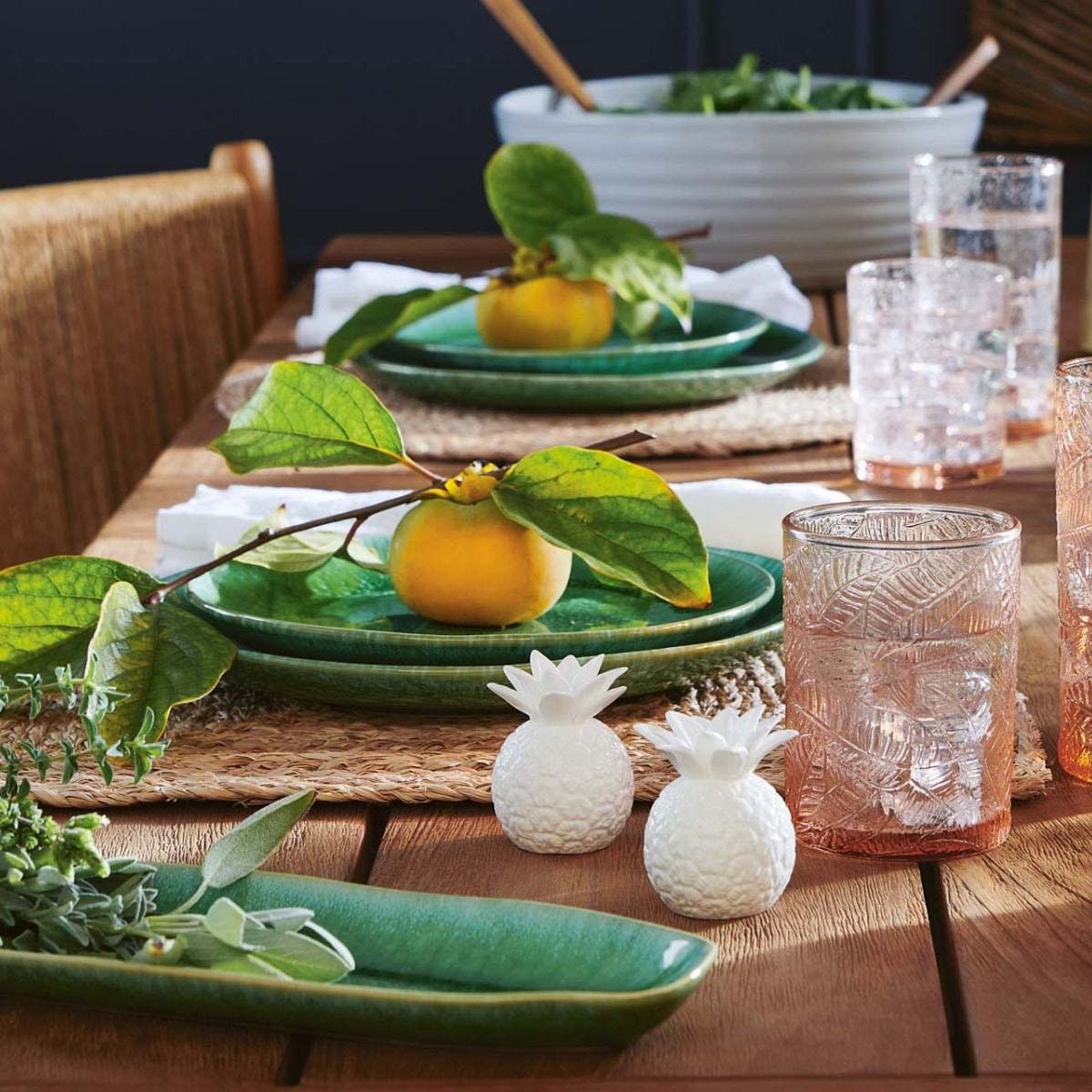 Blue Pheasant Peyton Glassware Decor