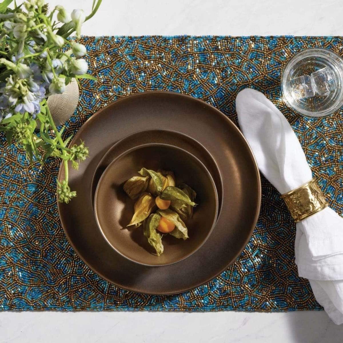 Blue Pheasant Phoebe Placemat (Set of 2) Pillow & Decor