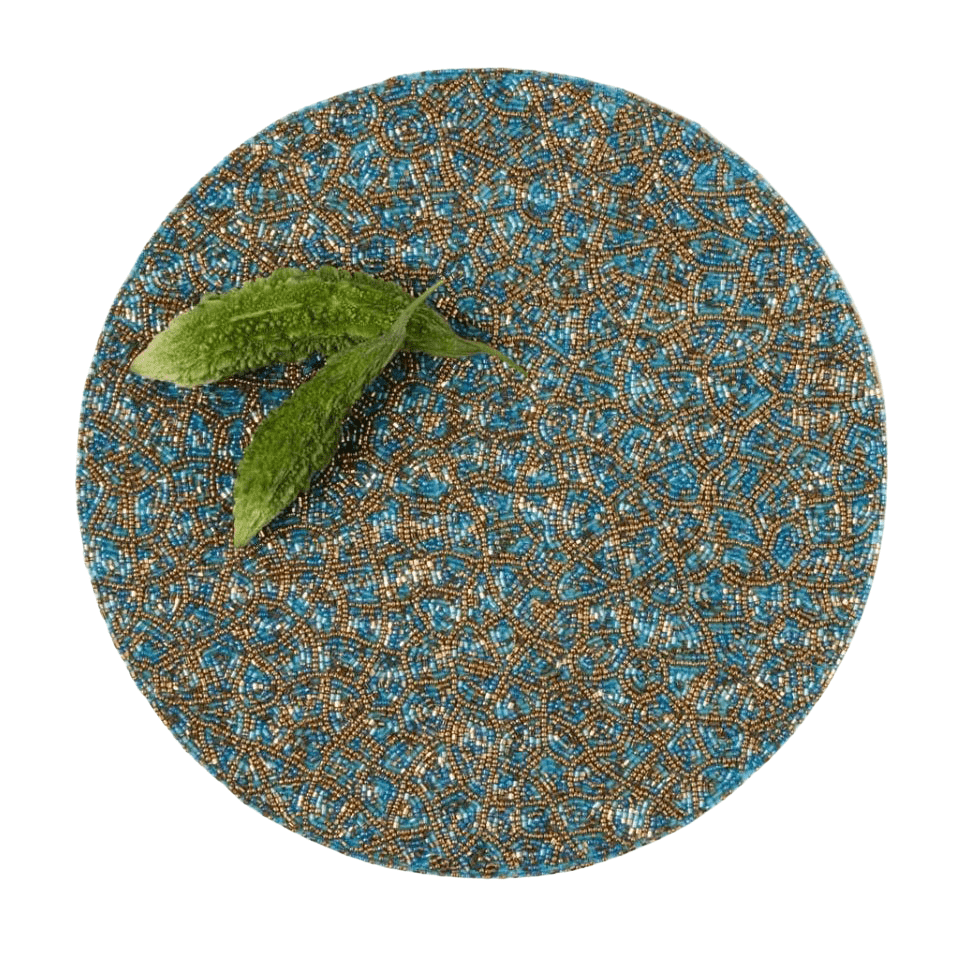 Blue Pheasant Phoebe Placemat (Set of 2) Pillow & Decor blue-pheasant-BP003414