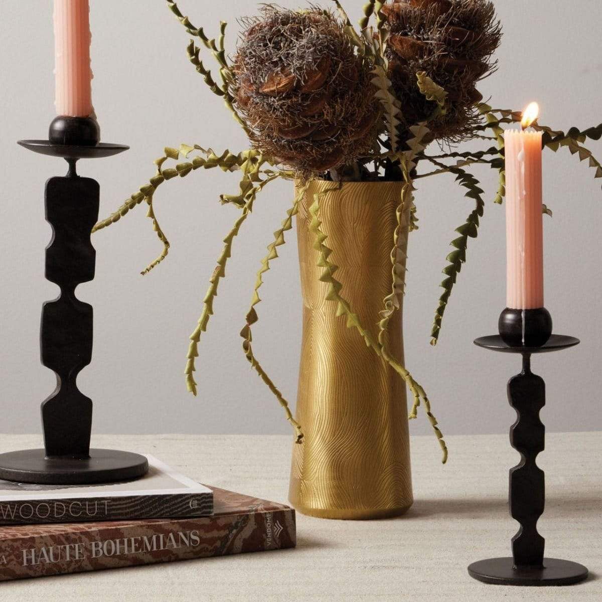 Blue Pheasant Quentin Candle Holders (Set of 2) Pillow & Decor