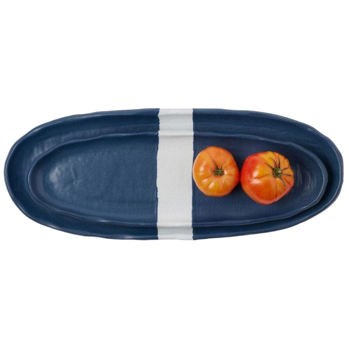 Blue Pheasant Scott Oval Serving Platters (Set of 2) Pillow & Decor blue-pheasant-BP003725