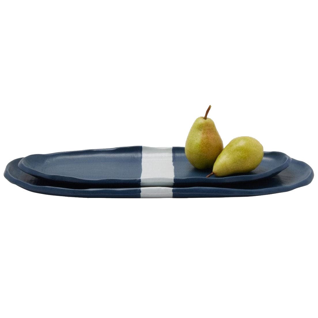 Blue Pheasant Scott Oval Serving Platters (Set of 2) Pillow & Decor blue-pheasant-BP003725