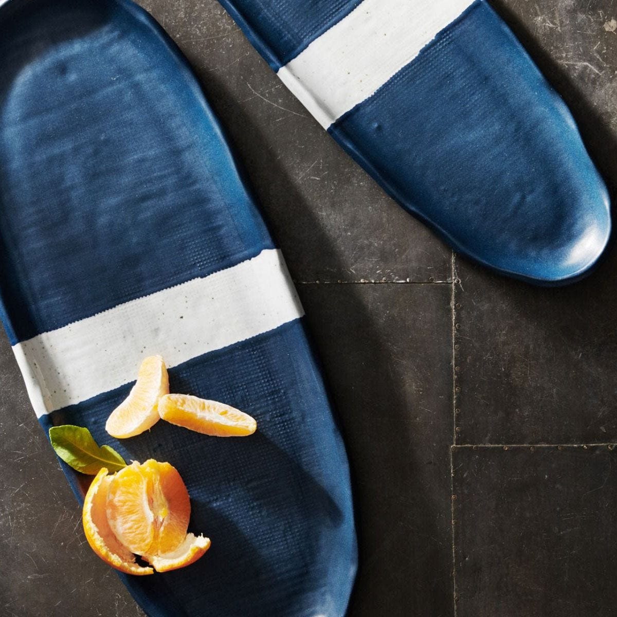 Blue Pheasant Scott Oval Serving Platters (Set of 2) Pillow & Decor blue-pheasant-BP003725