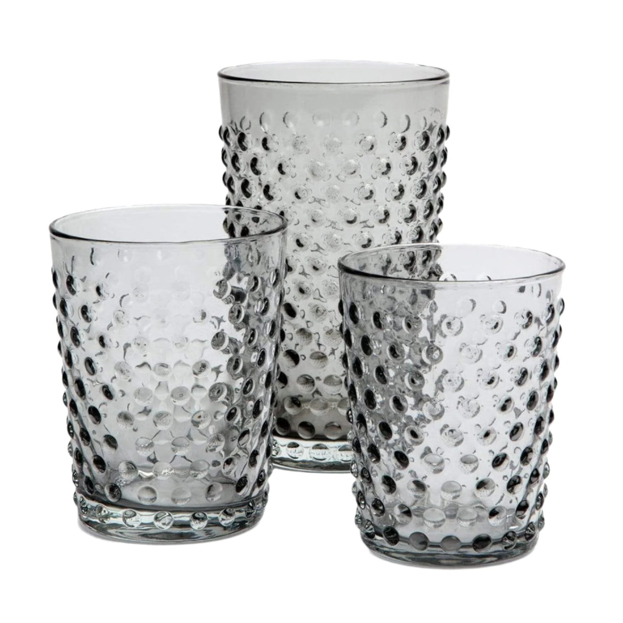 Blue Pheasant Sofia Glassware (Pack of 6) - Pale Gray Decor