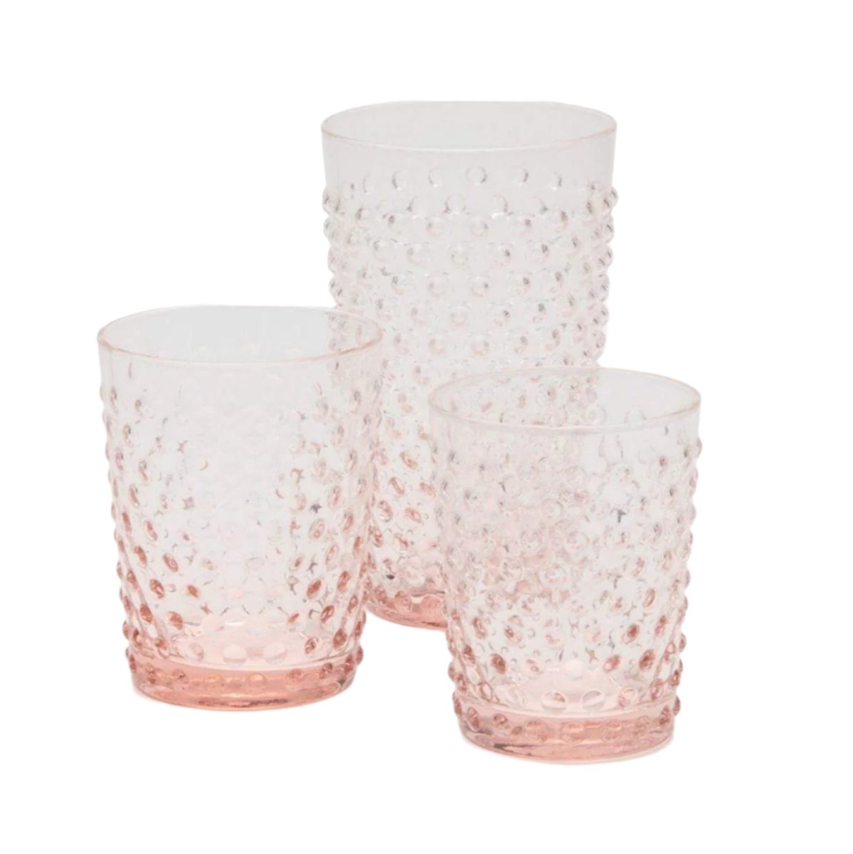 Blue Pheasant Sofia Pink Glassware (Pack of 6) Pillow & Decor