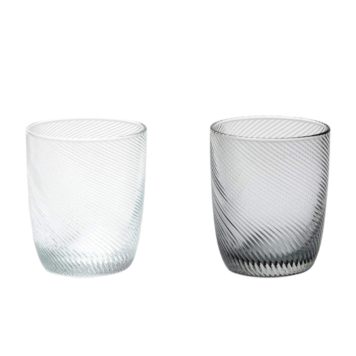 Blue Pheasant Terris Tumbler Set - Pale Gray Decor blue-pheasant-terris-pale-gray