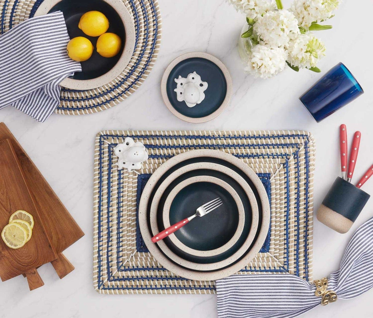 Blue Pheasant Titus Serving Platters (Pack of 2) Decor