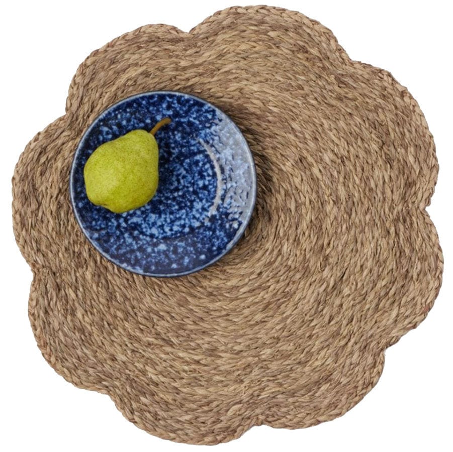 Blue Pheasant Vera Flower Placemats (Pack of 4) Pillow & Decor