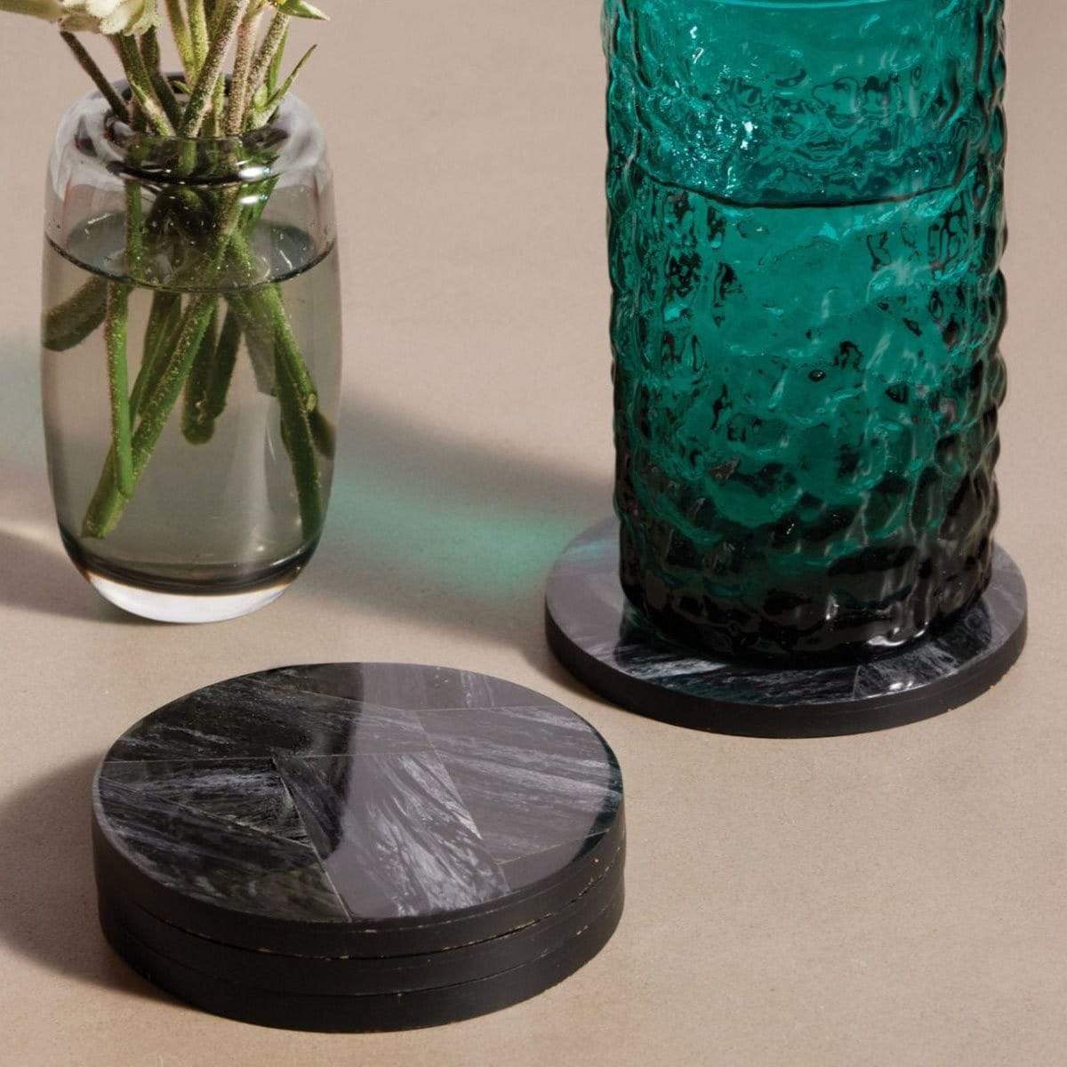 Blue Pheasant Vincent Coasters (Set of 4) Pillow & Decor