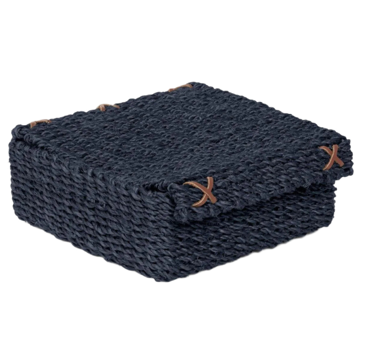 Blue Pheasant Voru Navy Napkin Holder Pillow & Decor