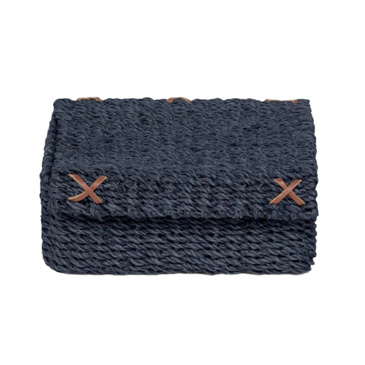 Blue Pheasant Voru Navy Napkin Holder Pillow & Decor