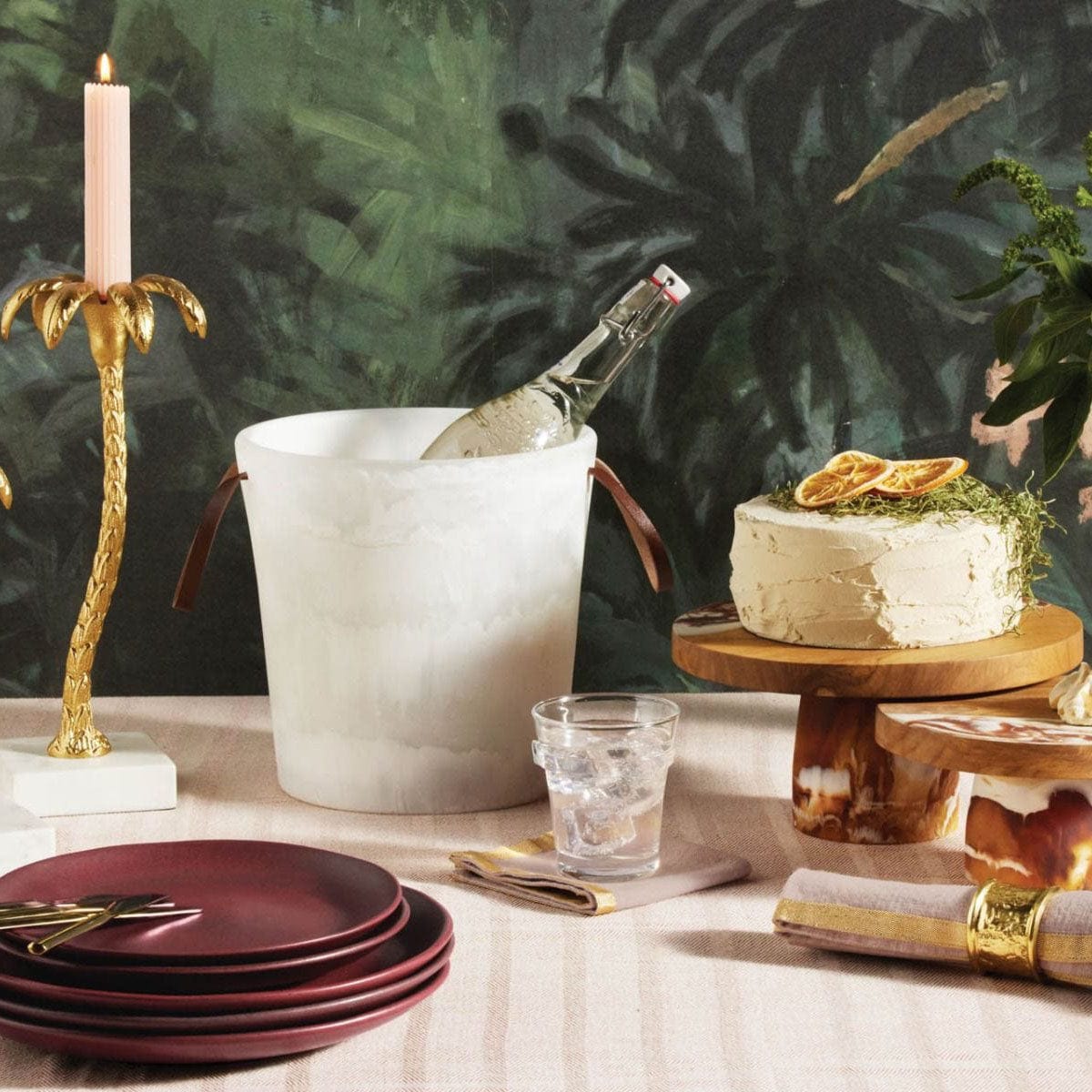 Blue Pheasant Wesley Ice Bucket Pillow & Decor