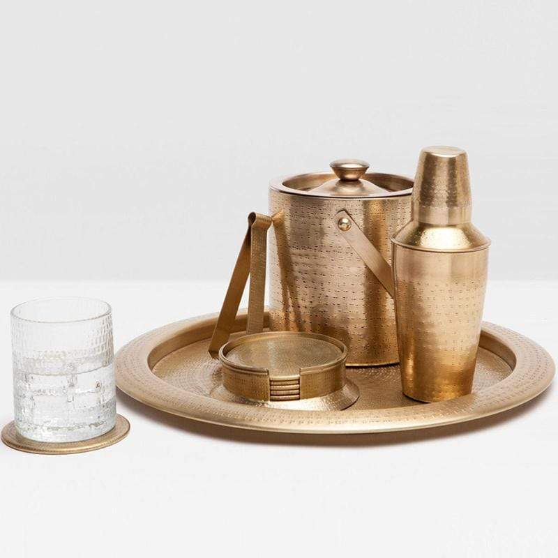 Blue Pheasant Winsford Antique Brass Bar Collection Pillow & Decor