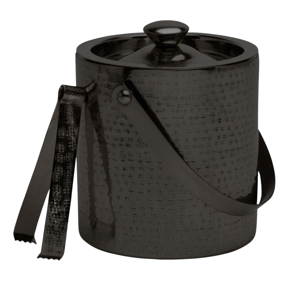 Blue Pheasant Winsford Ice Bucket - Black Nickel Pillow & Decor blue-pheasant-BP003369